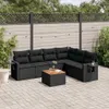Modulares Gartensofa-Set, 7-teilig, mit abnehmbaren Kissen, Produktbild-Vorschau 2