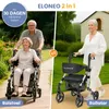 ELONEO 2-in-1 rolstoel/rolator, opvouwbaar en lichtgewicht Productafbeelding-voorbeeld 10