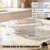 BigDean Auflaufform mit Deckel 3,3L – rechteckige Produktbild-Vorschau 2