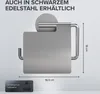 ovimar Toilettenpapierhalter Hanstholm ohne Bohren silber | Produktbild-Vorschau 3