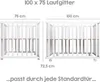 roba Laufgitter 'roba Style', 75 x 100 cm, Spielgitter Produktbild-Vorschau 15