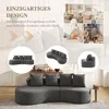 STILVORA Sofa mit Leinenstoff atmungsaktiv und 4 Produktbild-Vorschau 8