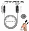 Abflussbürste 200 cm, Doppelkopf, flexibel, Rohrreinigung Podgląd zdjęcia produktu