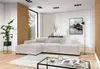 Ecksofa Designersofa ROMY in Stoff Enjoy Me Creme Ottomane Produktbild-Vorschau 1