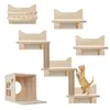 Katzen-Kletterwand mit Katzentreppe, Katzenhaus, Produktbild-Vorschau 1
