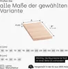 LAMO Manufaktur Waschtischplatte, Holzplatte Waschtisch Produktbild-Vorschau 7