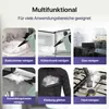 A collage of six images demonstrating the multi-functional uses of a steam cleaner. Produktbild-Vorschau