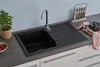 Küchenspüle Einbauspüle Spüle Granit Mineralite 81 x 50 Produktbild-Vorschau 1