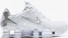 Nike Shox TL White Metallic Silver Max Orange - EU: 45 Produktbild-Vorschau 7