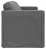 vidaXL Bodensofa mit Schlaffunktion Dunkelgrau 112x174x55 Produktbild-Vorschau 6