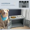 PawHut mangeoire, station d'alimentation surélevée avec Voir les images du produit 5