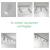 A collage of different ceiling spotlights in white. Voir les images du produit