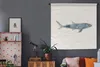 MuchoWow® Wandteppich Wandbehang Hai - Meer - Aquarell - Produktbild-Vorschau 5