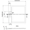 Mexen Otto brodzik kwadratowy SMC 90 x 90 cm, biały - Podgląd zdjęcia produktu 6