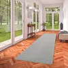 Hochflor Luxus Velours Teppich Läufer Touch Grau Meliert, Produktbild-Vorschau 1
