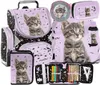 Zaino ergonomico per gatti Set di 6 pezzi zaino zainetto Anteprima dell’immagine prodotto 1