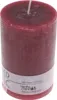 Stumpenkerze aus Paraffin, Altrot, Rustic, WENZEL, 110/70 Produktbild-Vorschau 1
