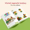 Olvy Magnetické stavební kostky Montessori Toys 80 ks Náhled obrázku produktu 2