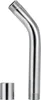 A chrome-plated shower arm extension and a separate cap, both with threaded ends, are shown against a white background. Produktbild-Vorschau