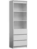 Büroregal 3 Schubladen 3 Regalen Rs-60 Weiss Für Zuhause Produktbild-Vorschau 1
