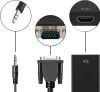 Kabelkonverter VGA-HDMI Full HD D-Sub-Adapter mit Produktbild-Vorschau 3