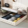 UnboxG Polsterbett 140x200 cm Beige mit Stauraum, Produktbild-Vorschau 12