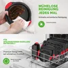 NutriChef Set de 10 moules à pâtisserie empilables - Moules Voir les images du produit 6