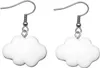 1 Paar Haken-Ohrringe, Cartoon-Wolke, schöne Bonbonfarben, Produktbild-Vorschau 1