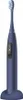 A blue electric toothbrush with a charging base, shown against a white background. Produktbild-Vorschau
