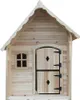 A front view of a wooden playhouse. Anteprima dell’immagine prodotto
