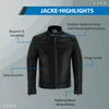 Lederjacke Trend Fashion lammnappa echtleder Jacke Nappa Produktbild-Vorschau 5
