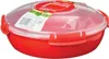 Sistema Microwave Mikrowellen Teller, 1,3 l, rot 3er Set Produktbild-Vorschau 3