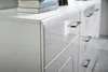 Sideboard - Weiß matt - Weiß Hochglanz - B 170 cm - 2 Türen Produktbild-Vorschau 4