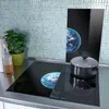 Spritzschutz Herdabdeckplatte Schneidebrett aus Glas Planet Produktbild-Vorschau 3