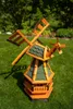 Gartenwindmühle WM 80, 80 cm hoch, grün, Holz, Ø 32 cm, Produktbild-Vorschau 4