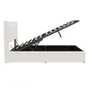 INONEFT Polsterbett 140 x 200 cm, Doppelbett mit LED und Produktbild-Vorschau 15