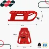 KOTARBAU® Luge Enfant Plastique Rouge Traineau Enfant Luge Voir les images du produit 3