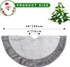 Weihnachtsbaum Decke Christbaumdecke 90 cm, Gro? Kunstfell Produktbild-Vorschau 5