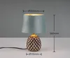 Tischlampe - Grün - Grüngrau - Goldgelb - H 26 cm - Keramik Produktbild-Vorschau 10