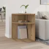 vidaXL Stolik boczny dębowy Artisan 39,7 x 39,7 x 60 cm Podgląd zdjęcia produktu 4