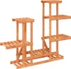 vidaXL Stojan na květiny 95x25x96 cm z masivního jedlového Náhled obrázku produktu 6