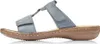 Rieker Damen Pantolette mit Klettverschluss und T-Riemen Produktbild-Vorschau 63