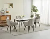 Sedia JORK360 - velluto beige scuro / gambe nere x 2 Anteprima dell’immagine prodotto 10