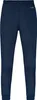 A pair of navy blue polyester pants with royal blue accents. Produktbild-Vorschau