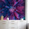 Vlies Fototapete - Crystal - geometric fantasy with 3D Produktbild-Vorschau 1