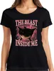 The beast within me is unstoppable černá kočka růžový blesk Náhled obrázku produktu 1