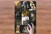 MuchoWow® Mauspad Mousepad Collage - Gold - Kunst - Blumen Produktbild-Vorschau 3