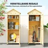 Ger?teschuppen Holz mit verstellbarer Ablage, Ger?teschrank Produktbild-Vorschau 4