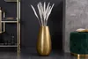 Elegante Vase ORIENT 49cm gold im Grid Hammerschlag Design Produktbild-Vorschau 2