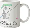 Mr. & Mrs. Panda Kaffeebecher Panda Angeln - Weiß - Produktbild-Vorschau 1